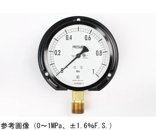 65-4289-40　Normal Pressure Gauge (Φ100) Vertical B Frame 0.1 MPa　AE20-291