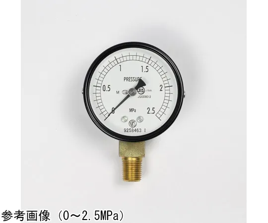 65-4269-88　Normal Pressure Gauge (Φ60) Vertical A Frame for Steam 1 MPa　AA10-171