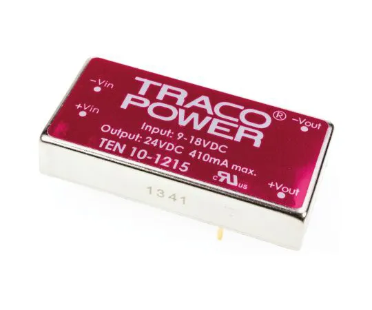 63-4742-65　TRACOPOWER 10 10 10W隔离直流-直流换流孔，电压在9→18 V直流，电压在24 V直流　TEN 10-1215