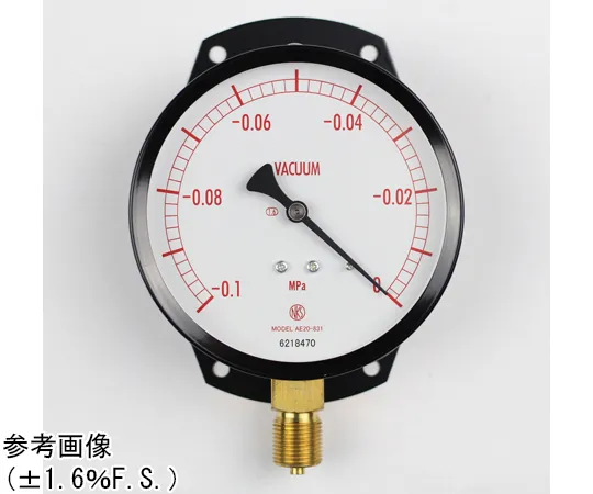 65-4289-51　Normal Pressure Gauge (Φ100) Vacuum Gauge (Negative Pressure Gauge) Vertical C Frame -0.1~0 MPa　AE20-831
