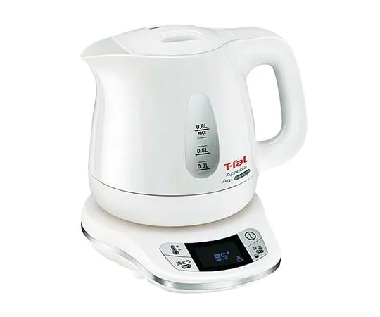 3-7467-01　［已停用］带温度控制的电动水壶 (T-fal (R) ) 珍珠白　KO6201JP