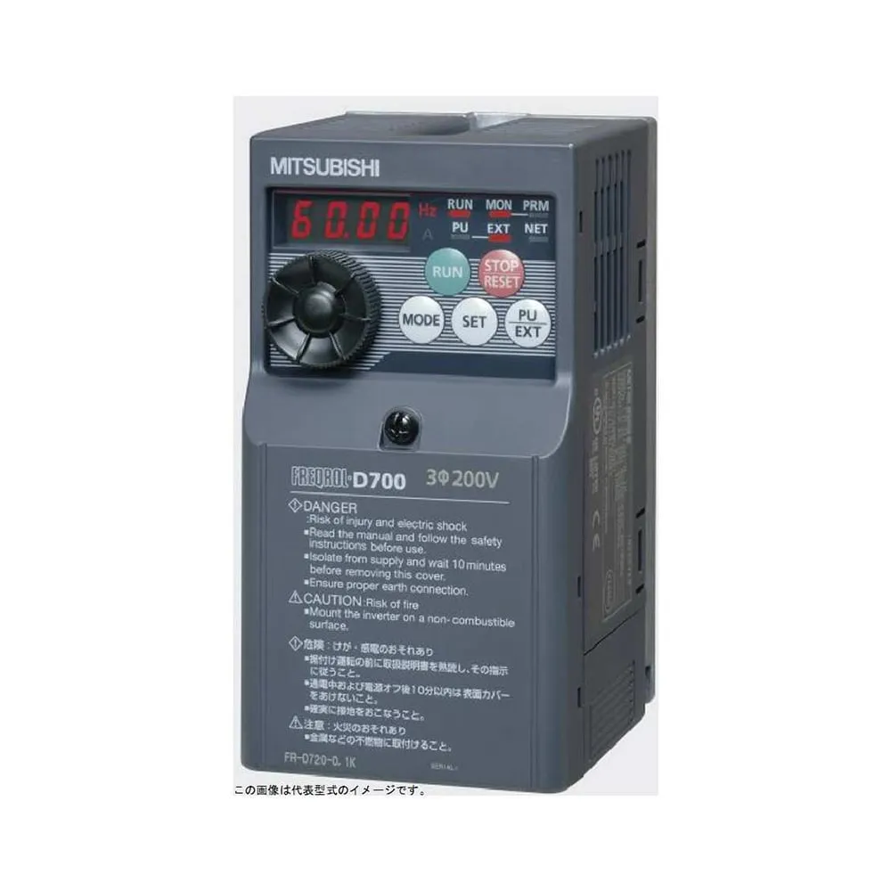 61-3561-63　通用逆变器FREQROL-D700系列200-240V0.8A　FR-D720-0.1K