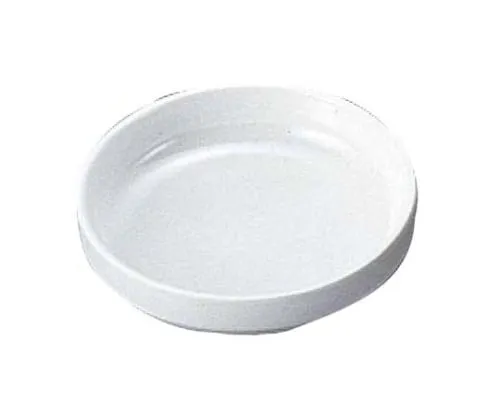 61-6840-61　Melamine Dishes for School Lunches Pickle Dish No. 71 Cutting Edge Type White　2454900