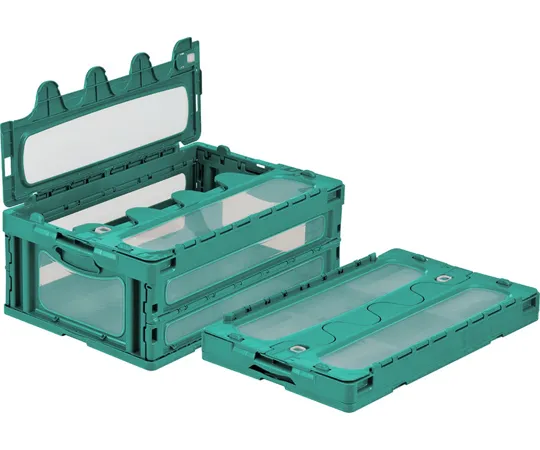 67-7113-09　Folding Container C-55B Green/Transparent　55908000GR608TM