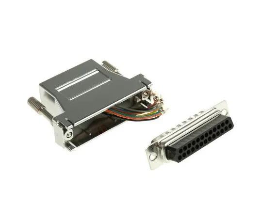 63-4775-05　RS PRO 25 WayD-Sub插头/RJ45插座适配器，屏蔽　370-5196
