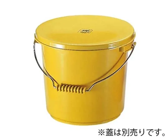 61-6584-90　PP Bucket 13 L PO-13A Body Yellow　5829730