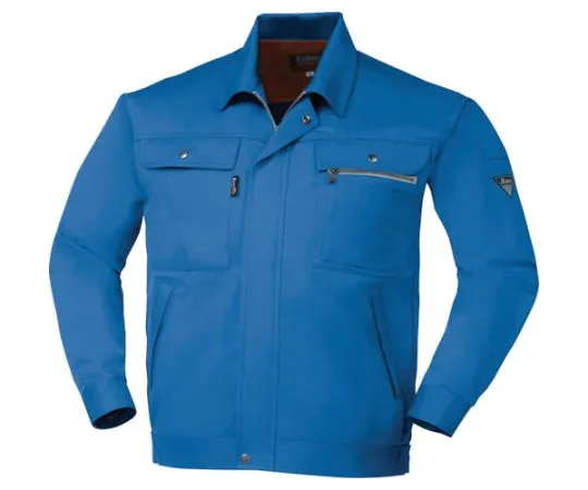 65-8416-60 Long Sleeve Blouson Blue 3L 2070-40-3L