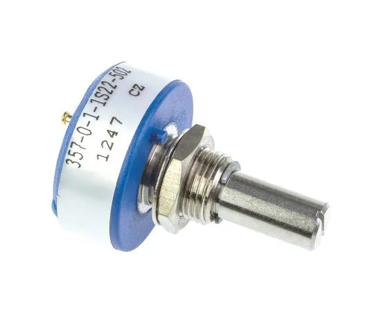 63-4800-32　Vishay 1钢连续旋转导电塑料电位器，直径6.35毫米。轴，5kΩ，±20%，1 W,线性　357B0502MAB251S22