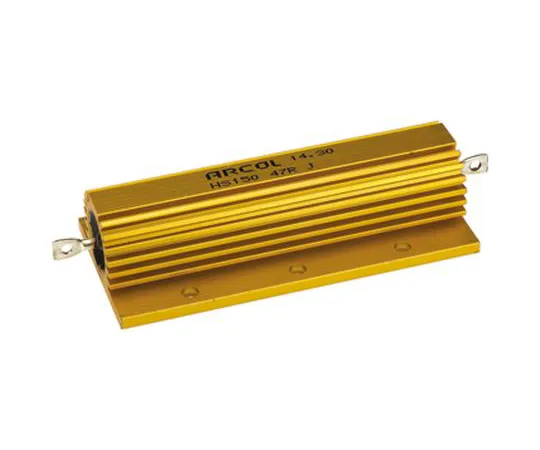 63-4758-83　ArcolHS150系列铝合金厚板轴向线材贴装电阻，47Ω±5% 150W　HS150 47R J