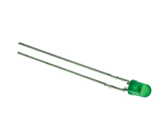 63-4763-50　2.1 V黄绿色LED 3毫米通孔，ROHMSLR-332MG3F　SLR-332MG3F