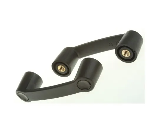 63-4750-12　RS PRO亚光黑色塑料隐套抽屉手柄，119.5mm　267-0752