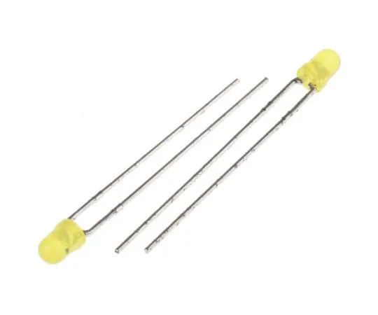 63-4738-56　6V黄色LED 3毫米通孔，KingbrightL-934YD-5V　L-934YD-5V