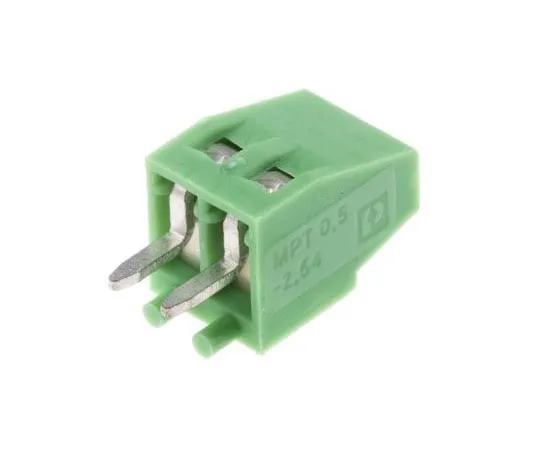63-4733-48　Phoenix触点MPT 0.5/2-2.54,2路PCB端子条　1725656