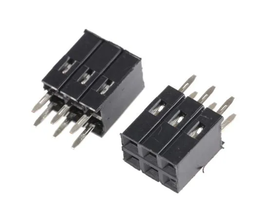 63-4745-88　RS PRO 2.54毫米间距6路2排直PCB插座，通孔，焊点终止　251-8216