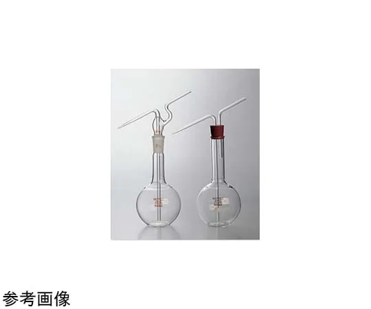 65-6840-50　Wash Flask (For Rubber Stopper) 500 mL Branch 8 mm　1982-01