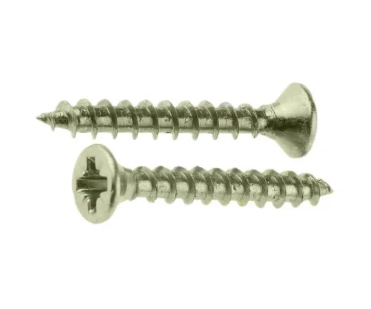 63-4748-94　Pozidriv Countersunk钢木螺丝黄色钝化，镀锌，3.5mm螺纹，长度25 mm　263-1836