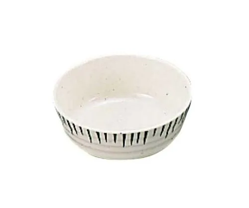 61-6834-76　Melamine Japanese Crockpot Small Bowl (Shallow Type) E-11B　2437900