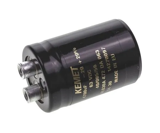 63-4778-08　凯美特4700μF63V直流铝电解电容器，底盘安装36 x 52 mm+85°C 36 mm 52 mm　ALS30A472DA063