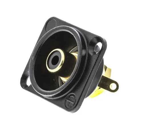 63-4799-39　Neutrik面板Mount RCA Socket with Gold over Nickel Plated Contacts,16A　NF2D-B0