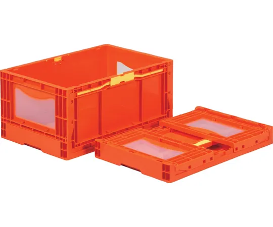 67-7113-25　Folding Container EP52B Orange/Transparent　55968000OR308TM