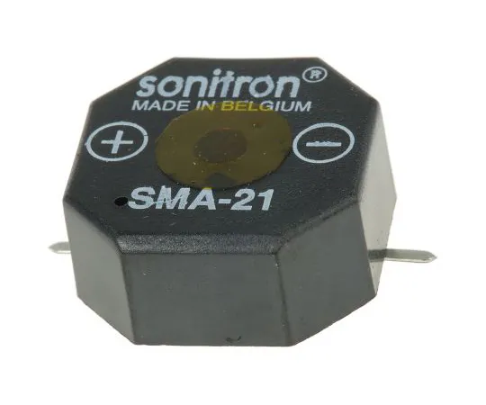 63-4743-63　声子1.5→24 V 85 dB SMD连续内置管，3300±15% Hz　SMA-21-S