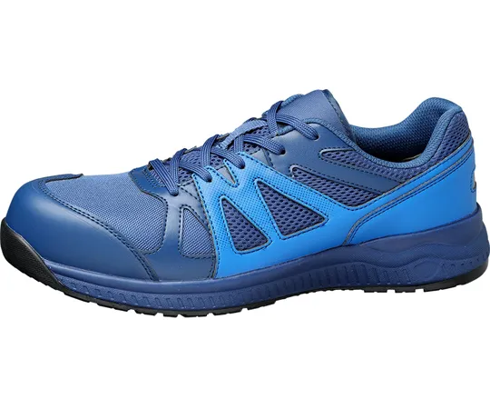 67-6634-11　JSAA Class A Certified Active Safety Work Sneakers AS-10 (Width EEE) Navy 24.5 cm　AS-10NV-24.5