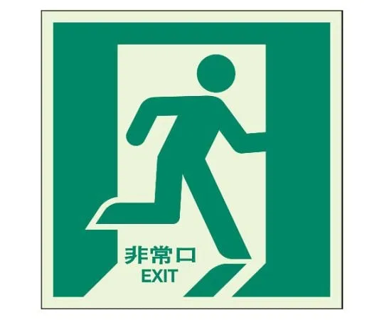 62-6104-19 Evacuation guidance Sticker Emergency Exit (left) 824-13
