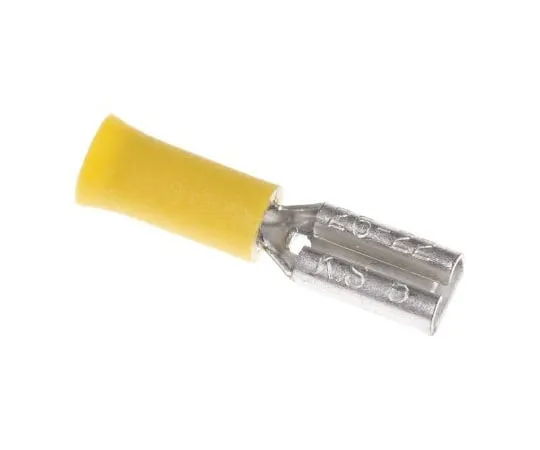 63-4742-08　RS PRO黄色绝缘外壳，2.8 x 0.5mm,0.2mm 2到0.5mm 2,26AWG到22AWG,镀锡　239-4240