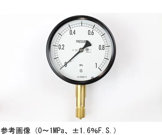65-4298-10　Sealed Pressure Gauge (100Φ) Vertical A-Frame for Steam 0.16 MPa　BE10-131