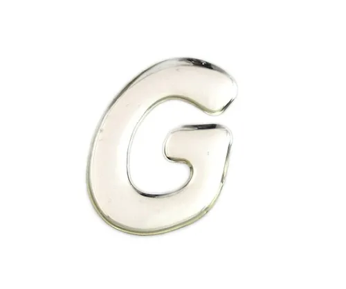 61-7427-81 银色金属字符G 35 mm x 1 mm SM35-G