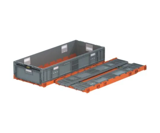 65-2528-43　Folding Container Container 560750 EP97B Orange/Light Gray　56075000ORBR