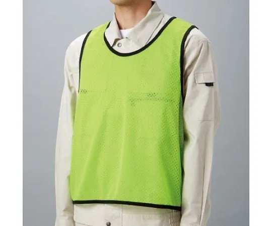 62-6093-37 Mesh Bibs Fluorescent Yellow L (F) 873-67Y-3L
