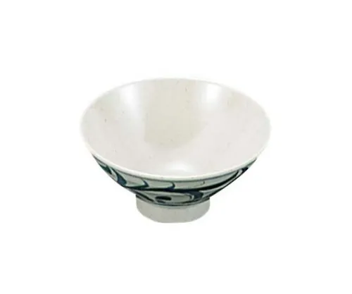 61-6834-49　Melamine Japanese tableware twisted karakusa rice tea Bowl HK-4　2432600