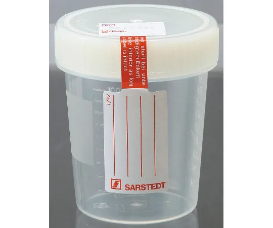 63-2982-24　消毒容器 (带标尺和安全标签) 100 ml　75.562.105