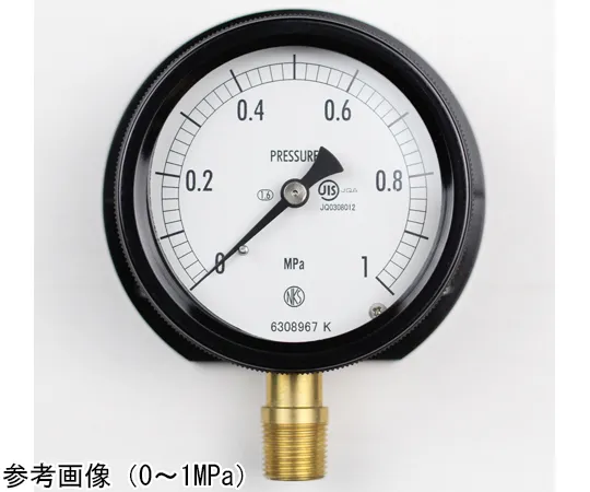 65-4297-43　Sealed Pressure Gauge (75Φ) Vertical B Frame 0.6 MPa　BC12-281