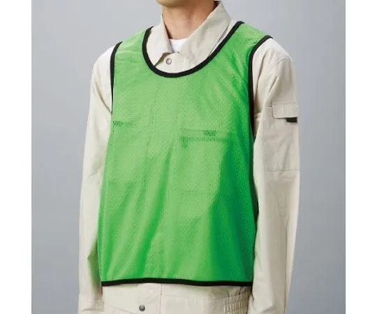 62-6093-31 Mesh Bibs Fluorescent Green L (F) 873-67G-3L