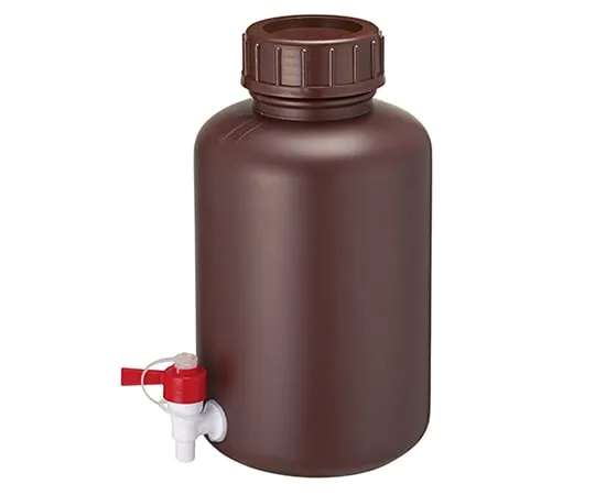 63-1279-20　Wide Mouth Bottle with Cock Brown 3 L　0292BR