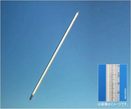 64-0704-09　［已停用］标准杆式温度计 (白管) -56~0°C (0.1) ，带有通用校准证书集　1-06-0W-ACS