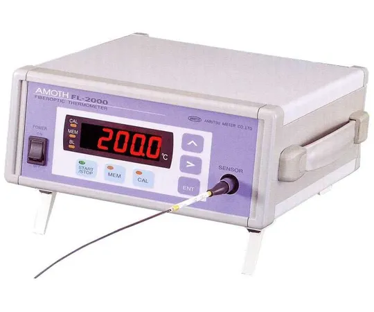 65-3531-91　Fluorescent Fiber Optic Thermometer FL Series -195.0~450.0°C　FL-2000