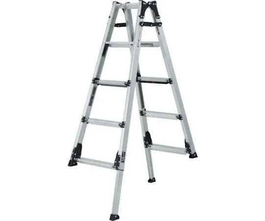 65-2585-41　Stepladder/Ladder with Upper-Operated Expansion Legs GAUDI STANDARD 150CM Maximum Working Mass 100KG　GUS150