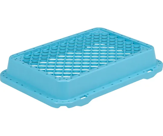 67-6649-29　Container A80K Raised Lid Light Blue　70200100BL502