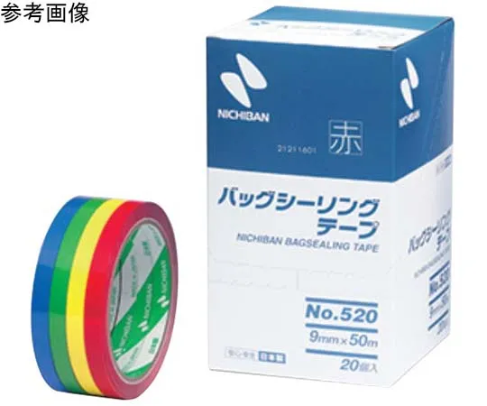 67-2477-49　Bag Sealing Tape No. 520 Red 200 Rolls
