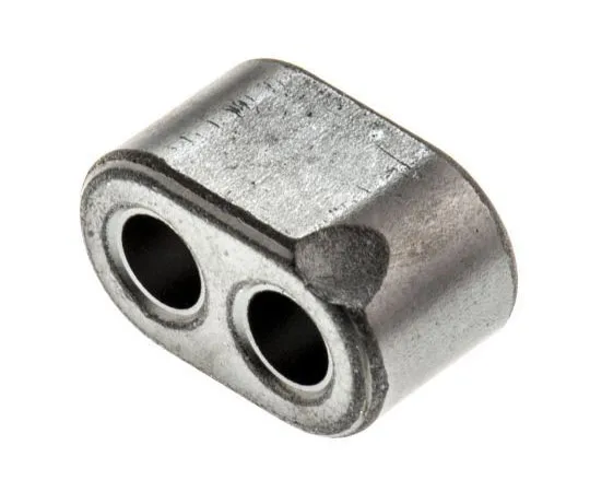63-4728-29　EPCOS双孔铁氧体核心，14.5 x 8.5 x 8.3毫米，用于宽带变压器，孔径:2,直径3.4毫米　B62152A0004X030