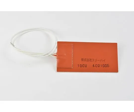64-3418-18　硅橡胶加热器100V40W 50mm x 100mm铅300mm　SR100-40-50-100