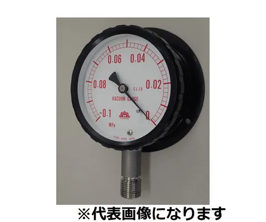 65-3487-43　Sealed Vacuum Gauge Type B Heat Resistant Vibration Resistance Pressure Range (MPA): -0.1~0　315-B350X-0.1MPA-HV