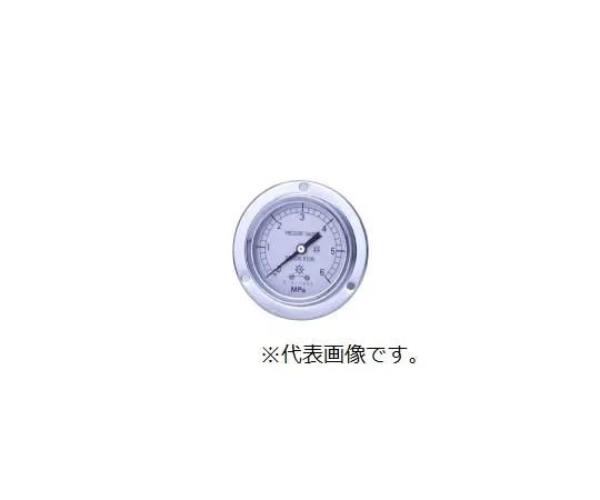 65-3611-37　HNT General Purpose Pressure Gauge Front Flange D Type Φ60 G1/4 0~0.1MPA　DU14-600.1MPA