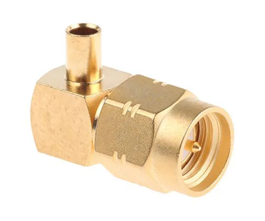 63-4787-97　直角50Ω电缆安装SMA连接器，焊接端RG405　R124153003W