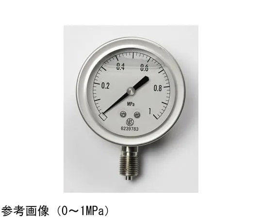65-4322-92　Pressure Gauge with Glycerin (60Φ) 0.16 MPa　GV50-123