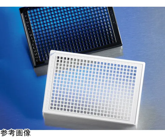 65-3961-90　［已停用］胶原蛋白涂层384井荷叶法兰透明底板加黑盖1×20　NCO3764