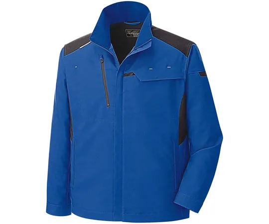 67-6635-51　Spring/Summer Work Wear Anti-static JIS Compliant Product Verdexelflex Unisex Jumper Royal Blue SSS Size　VES2763-UE-SSS